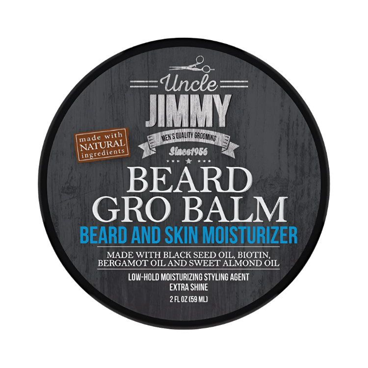 Uncle Jimmy Beard Gro Balm 2 oz - GroomNoir