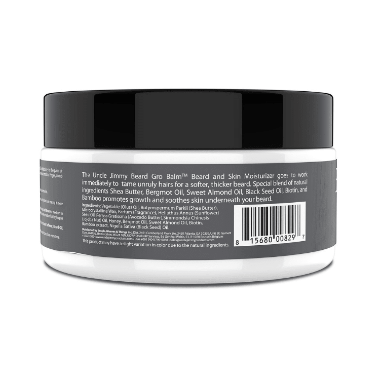 Uncle Jimmy Beard Gro Balm 2 oz - GroomNoir