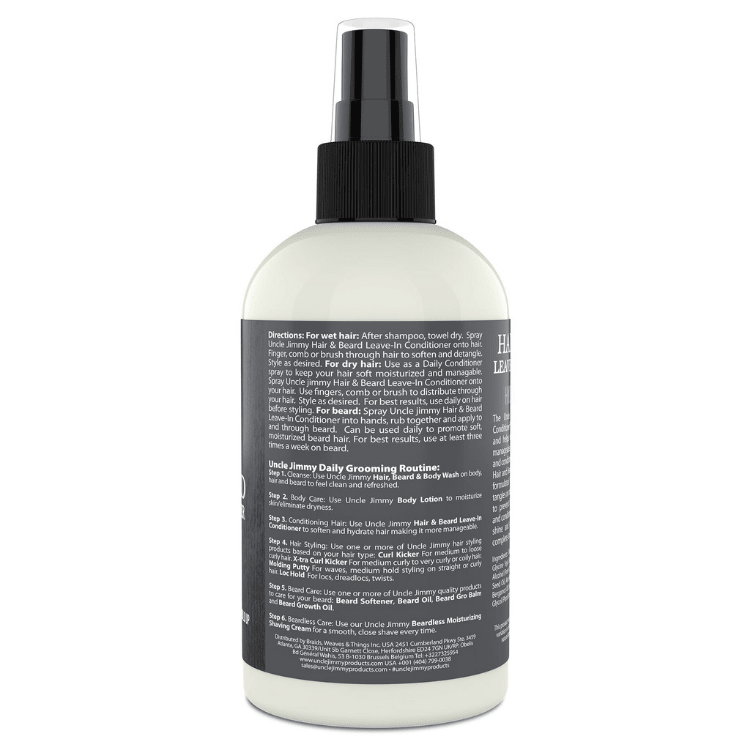Uncle Jimmy Beard Leave In Conditioner 8 oz - GroomNoir