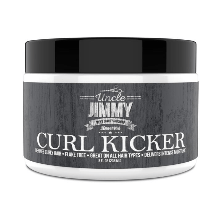Uncle Jimmy Curl Kicker 8 oz - GroomNoir - Black Men Hair and Beard Care